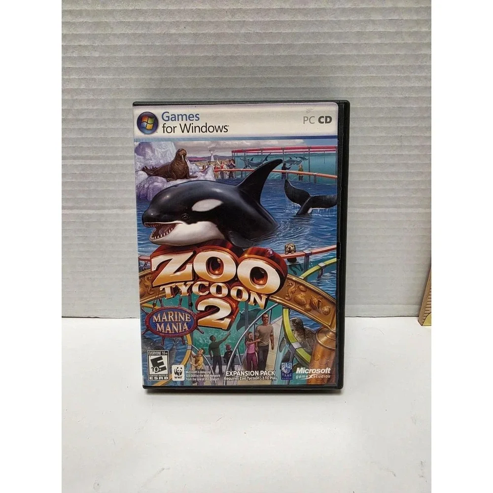 Zoo Tycoon 2 Marine Mania Expansion Pack PC CD Game